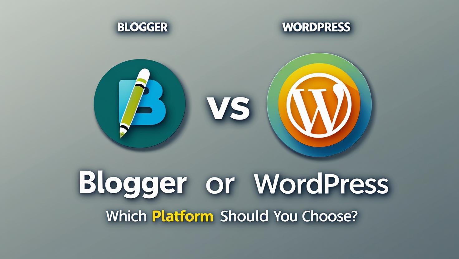 Blogger or WordPress – Which Platform Should You Choose?