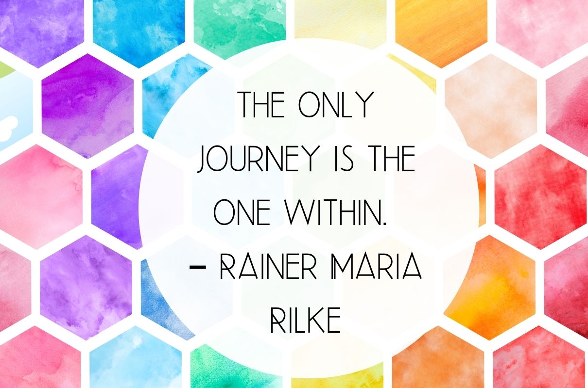 The only journey is the one within.