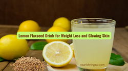 Lemon Flaxseed Drink for Weight Loss and Glowing Skin