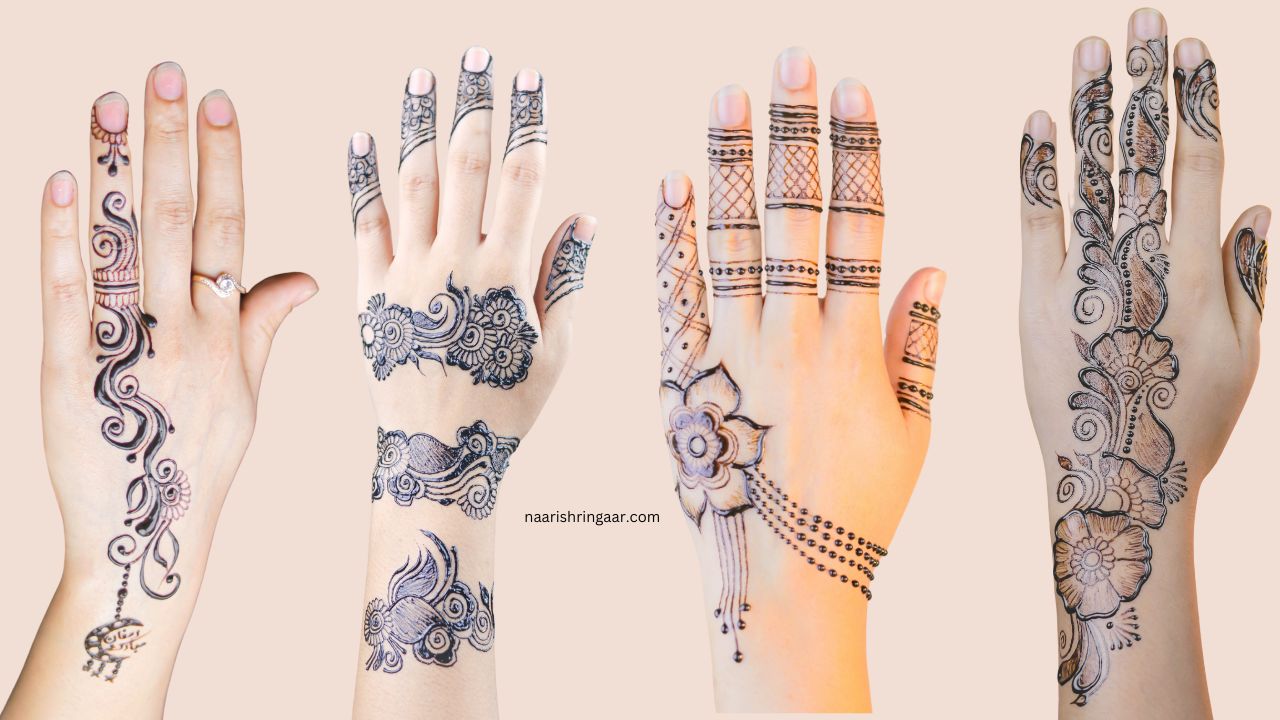 back hand mehndi or henna design