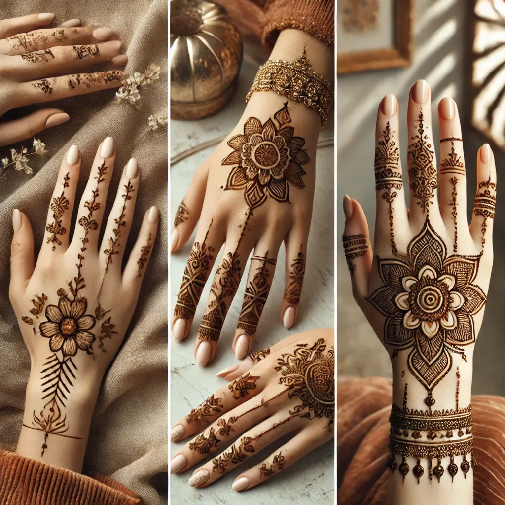 Simple Mehndi Designs: Elegance in Minimalism