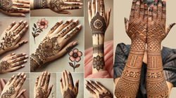 Elegant Mehndi Designs: Traditional Left & Right Hand, Arabic Art, and Simple Patterns