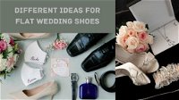 Different ideas for flat wedding shoes that would look perfect on the bride 