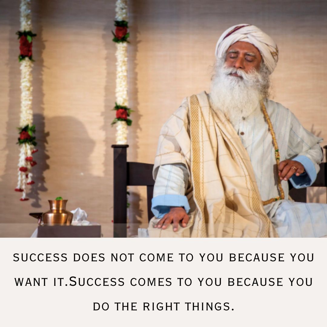 Sadhguru Quotes on Success