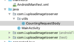 Upload file to server using OKHTTP 3 with progress bar Android